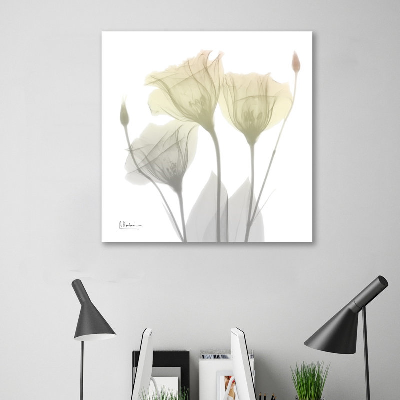 Sunday Morning Gentian - Wrapped Canvas Print, 30 cm H x 30 cm W