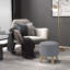 Repose-pieds rond avec repose-pieds et tabouret