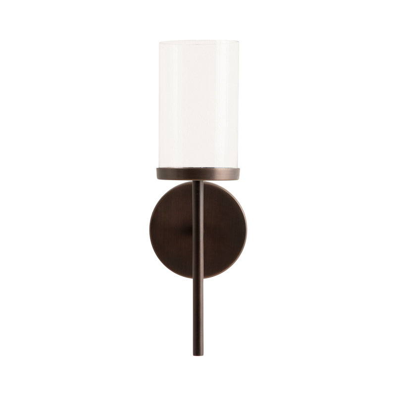 Applique murale en métal 14,0 po Blaise, Brun, H 14 po x l 3,5 po x P 6 po