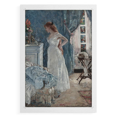 Impression de portrait rétro Lxxxx - reproduction de toile seulement - non encadrée
