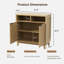 Buffet avec rangement et tablettes réglables-167628266