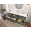 Meuble-lavabo simple 60 po avec comptoir en quartz 60 po-101008678