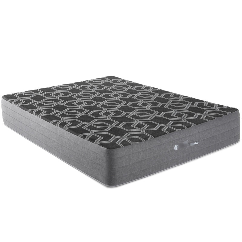 Matelas simple en mousse TG - 12 po avec base en H pour un soutien durable en cuivre moyen, 12", Extra-long Twin
