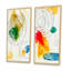 «Trendy Abstracts with Colorful Shapes V», ensemble de 2 peintures-743339190-743339186