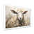 White Single Picture Framed