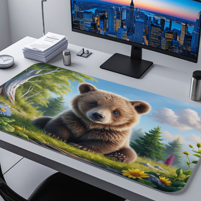 Polyester Desk Pad, 23.6x13.8