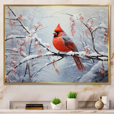 Canada, cardinal rouge, Winter Wonderland IV - impression