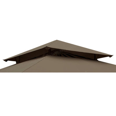 APEX GARDEN Replacement Canopy Top For Model #D-GZ136PST-N Summer Breeze 10' X 10' Gazebo