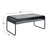 Metal Frame Coffee Table With Open Shelf