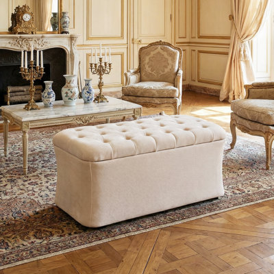 Charleroi 40"Wide Rectangle Upholstered Storage Ottoman Bench