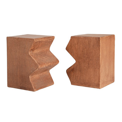 MGO Side Table, Rectangular Outdoor Side Tables, Decorative Garden Stools