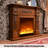 European-style solid wood frame electric LED simulated flame decorative fireplace core fireplace-1095836322-1095836323