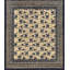 Antique Ningxia Chinese Geometric Beige 1850s Rug