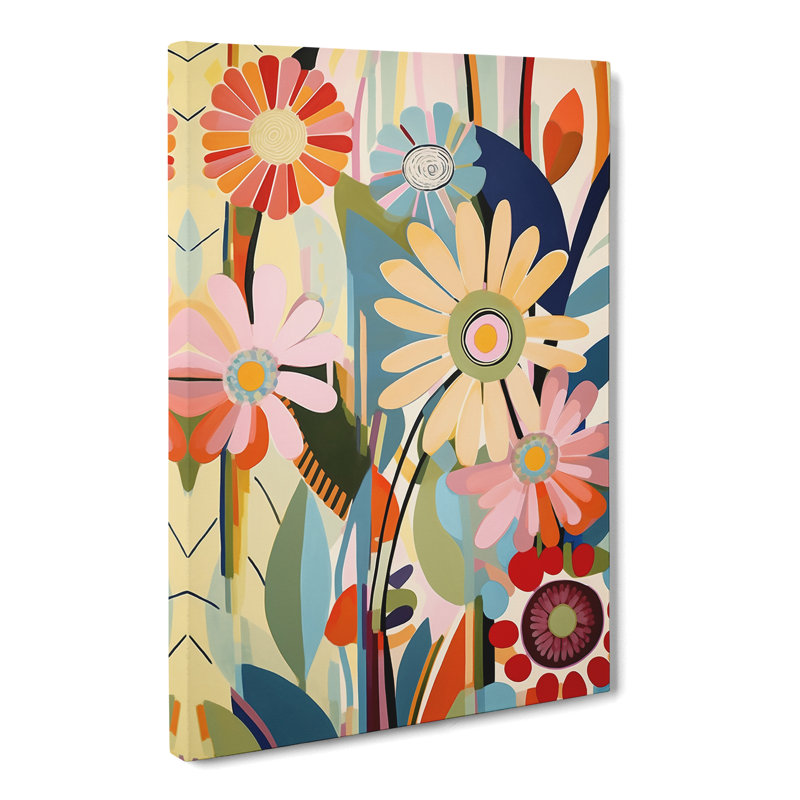 Unique Flowers Vol.2 - Wrapped Canvas, 76cm H x 50cm W x 3cm D