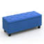 Repose-pieds rembourré en tissu avec banc de rangement Grimstad-222656634