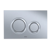Dual Round Push Button Plate