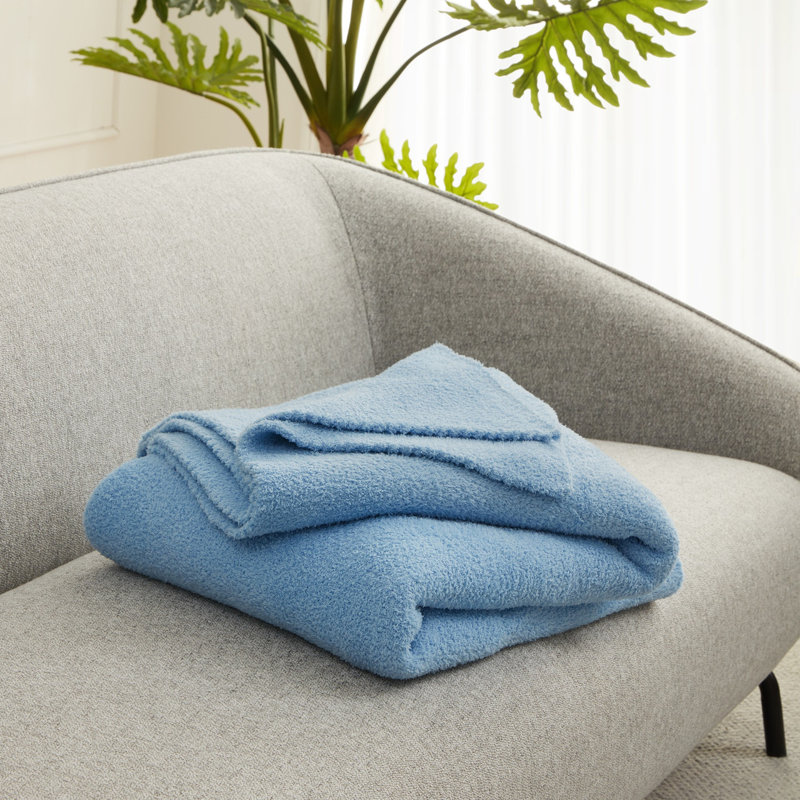 Coma Inducer Throw Blanket, Blue