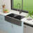 33" L x 21" W Farmhouse Double Bowl 50/50 Kitchen Sink 16 Gauge Stainless Steel Kitchen Sink