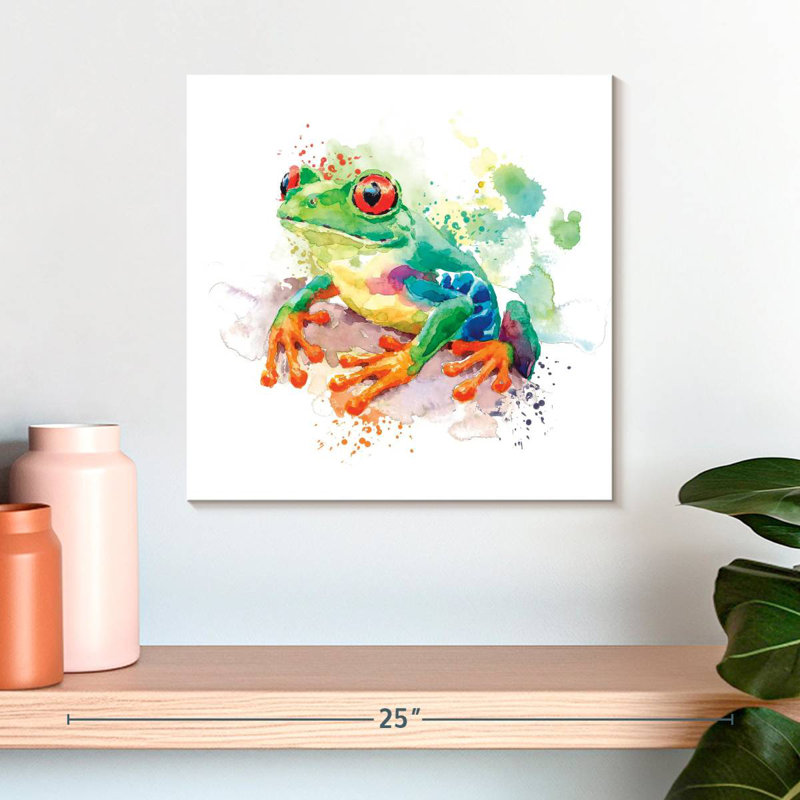 Crowle Tree Frog Splash, 16" H x 16" W