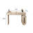 Modern Simple Dressing Table, Sintered Stone Surface Makeup Vanity with Storage Drawers-1256218163