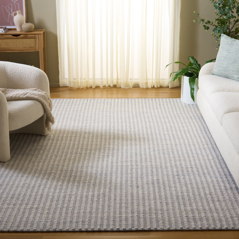 Natura Hand Woven Wool No Pattern Rug, Rectangle 8' x 10'