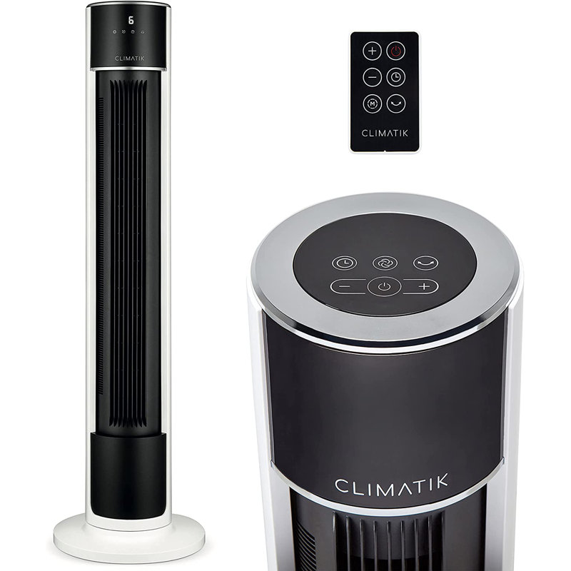  Climatik 43-inch XL Ultra Quiet Tower Fan, 6 Speed Settings, Remote Control, Timer & 3 Wind Modes
