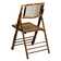 Elliott Bamboo Wood Folding Chair - Event Folding Chair - Commercial Folding Chair