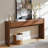 63'' Farmhouse Console Table, Entryway Table, Narrow Console Sofa Table With 3 Top Drawers-2078457810
