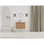Meuble-lavabo mural 30 po avec lavabo d'art en céramique et 2 portes à fermeture en douceur, emballage KD, contreplaqué-1126963594
