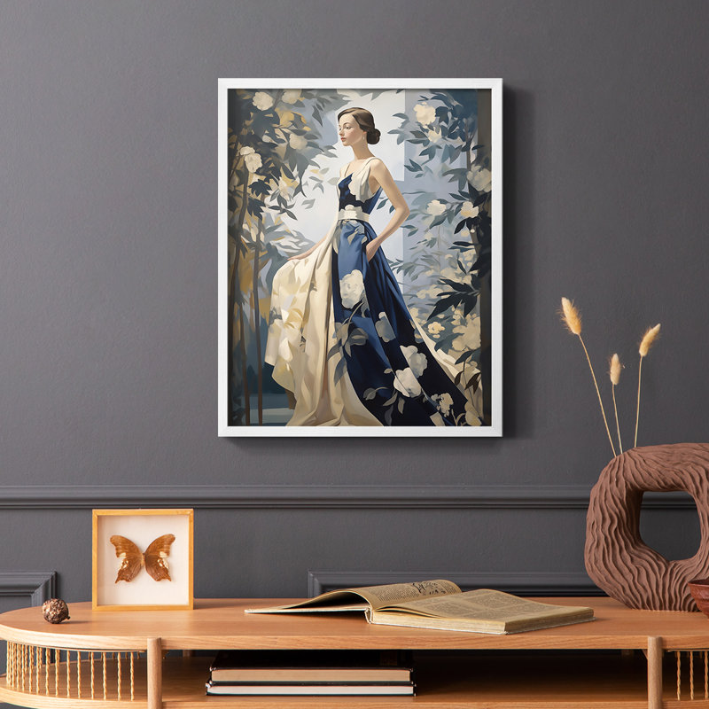 WOMEN Series DL XXVII - reproduction encadrée de qualité supérieure - prête à être accrochée - aucun clou requis