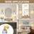 Battery Operated Tulip Wall Sconce Set Of 2 With Remote & Bulb, Dimmable Wireless Rechargeable Wall Lights (3 Color Temp & 12 Rgb) For Bedroom Living Room Hallway-123247237-123247241