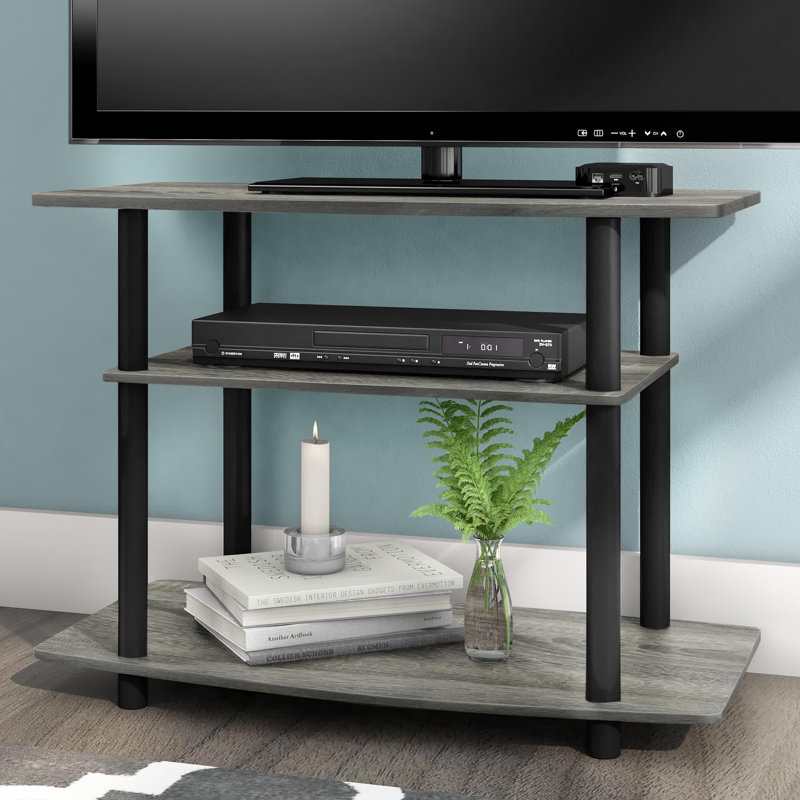 Chayna TV Stand for TVs up to 32", French Oak Gray/Black