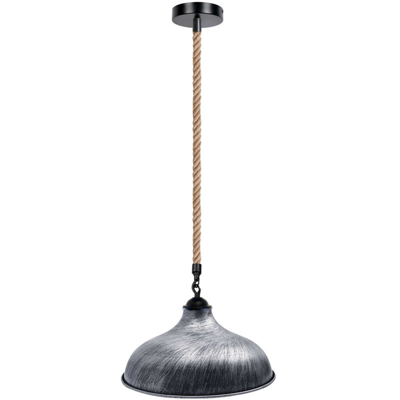Moorton 1 - Light Single Pendant, Brushed Silver