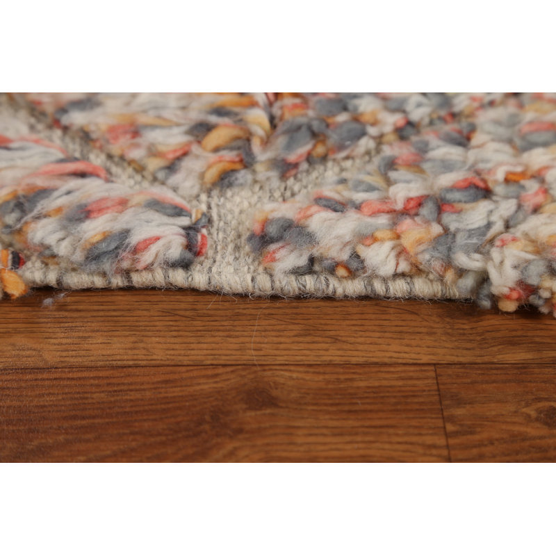 One-of-a-Kind 5'6" X 7'4" New Age Wool Area Rug in Multicolor