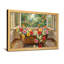 Scène de fenêtre florale avec baignoire et jardin-1005668544-1005668546-1005668549