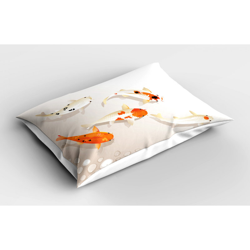 Narwhal Polyester Sham Set, Queen