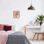 Giclée encadrée de style rétro disco orange, design par Lish Creative-1256549928-1256549930
