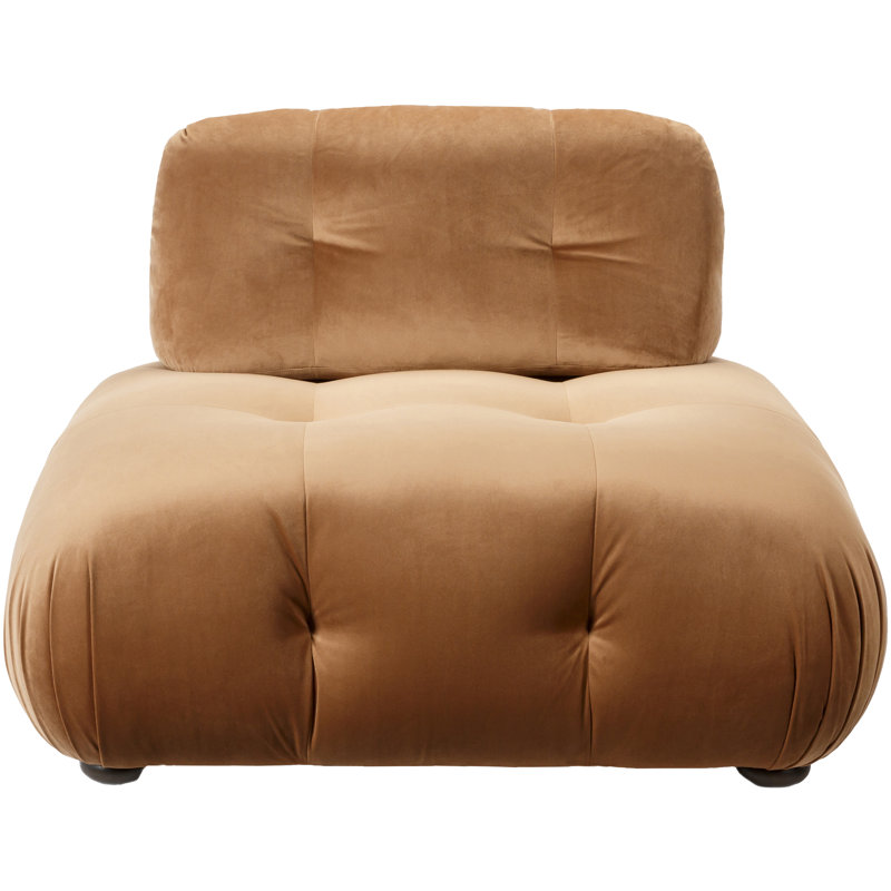 Bernabe Modern Modular Chair, Brown