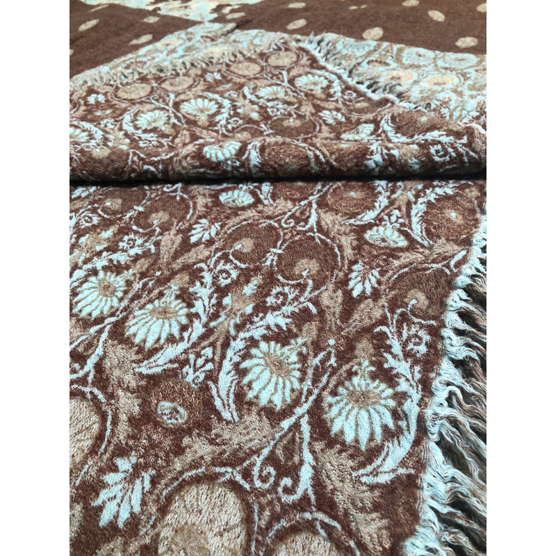 Couverture en laine bouillie Daisy