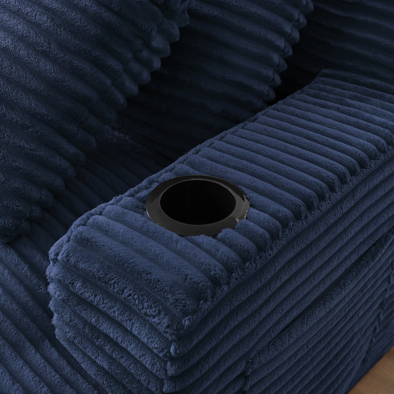Chaise longue double compressible avec porte-gobelets, aucun assemblage requis