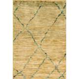 Seville Hand Knotted Area Rug in Yellow