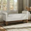 Banc de rangement rabattable avec accoudoirs et pieds robustes-309142511