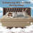 14'' Medium-Firm Hybrid Mattress in a Box – Cooling Gel Memory Foam & Individually Pocket Springs, Motion Isolation, Pressure Relief & Reinforced Edge Support-1334100386-1334100389