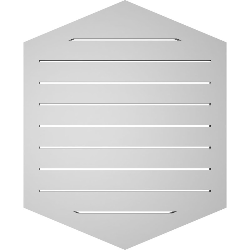 Pente verticale verticale en uréthane 5 pi, H 32 po x l 26 po x P 1,5 po