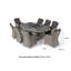 Sofia 8 Seat Oval Firepit Dining Set
