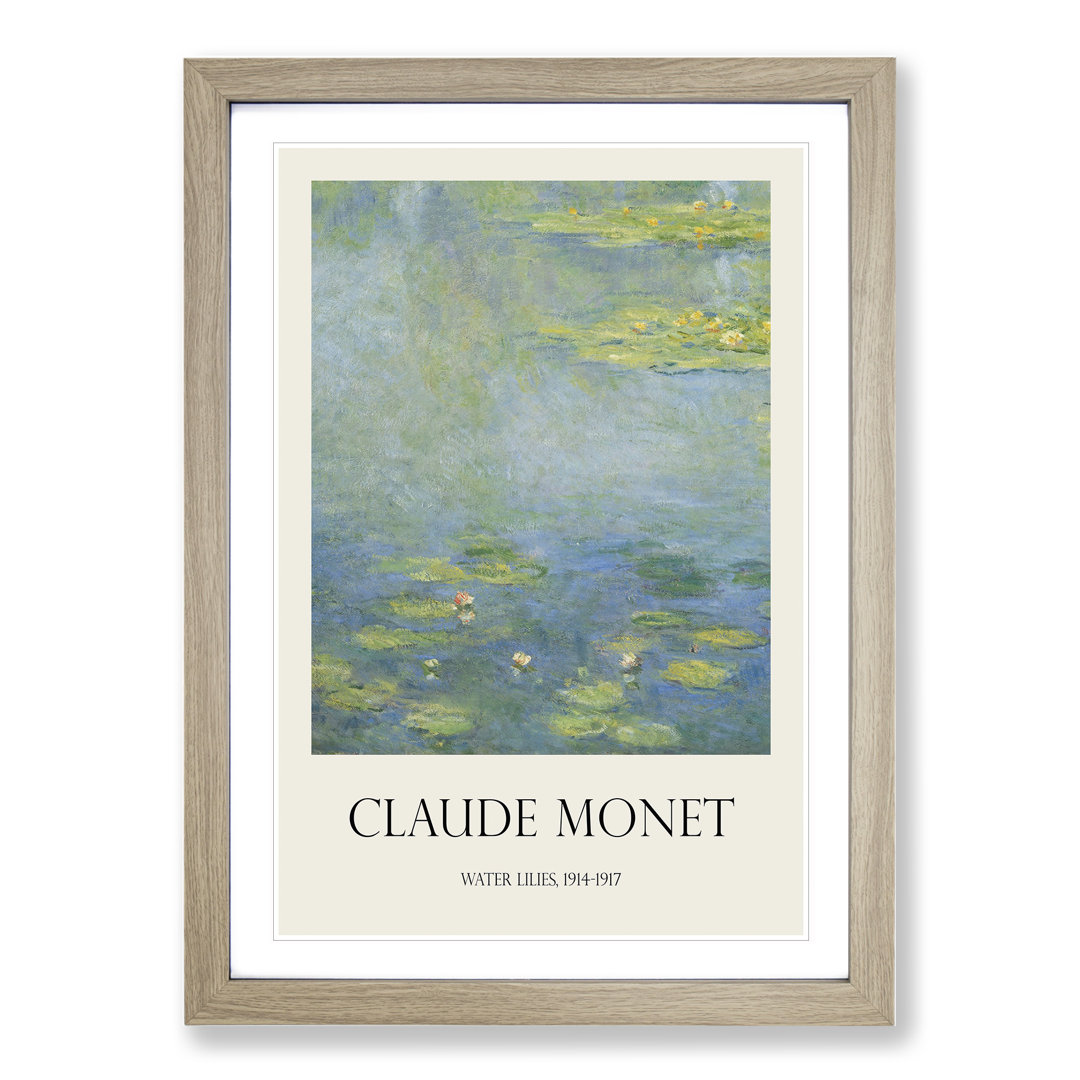Water Lilies Lily Pond Vol.28 by Claude Monet - Picture Frame Art Prints
