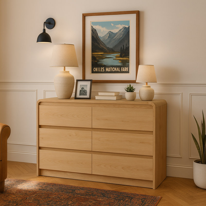 47.4 " W 6 - Drawer Dresser