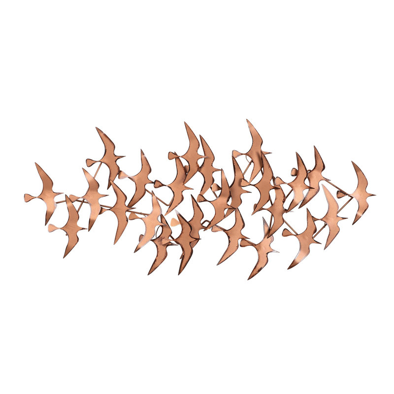 Hand-Painted Decorative Metal Wall Accessory, 47.6 x 22.4 x 2.0 inches | 100% Metal Construction, 4.2 lbs | Unique Color Variations, Perfect for Home Decor & Gallery Walls, Eye-Catching Art Piece