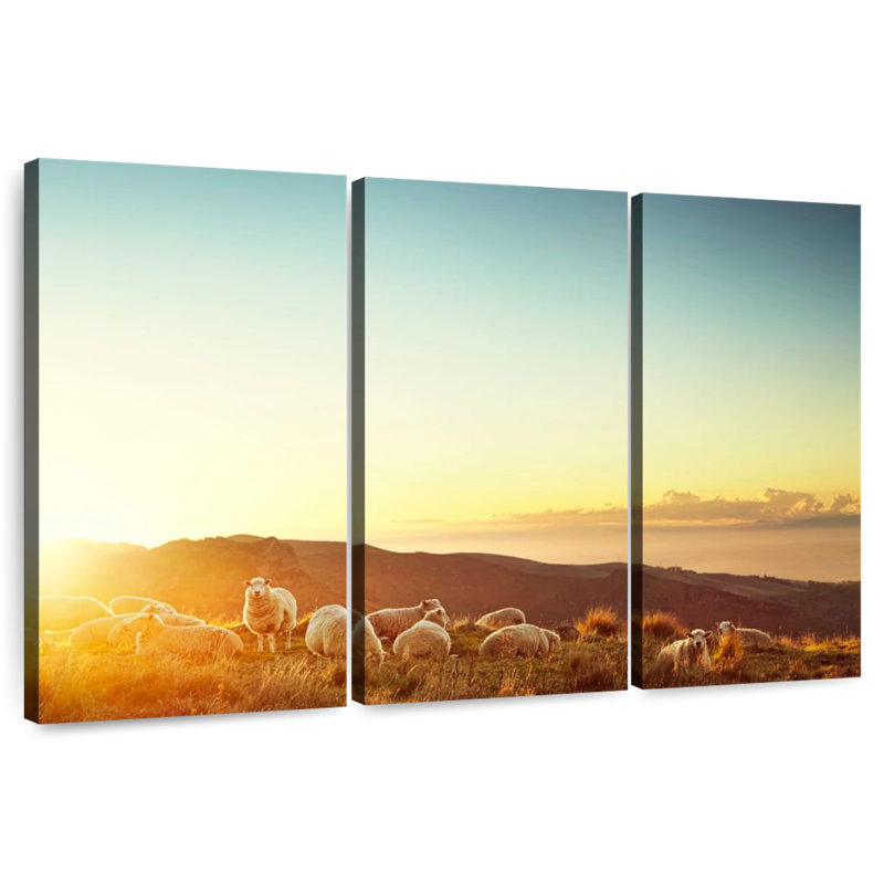 Meadow Sheep, 24" H x 38" W