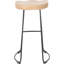 Adhitya Counter Stool with Metal Frame